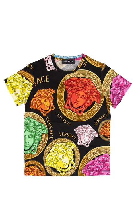 t shirt bambino versace|versace shirts online.